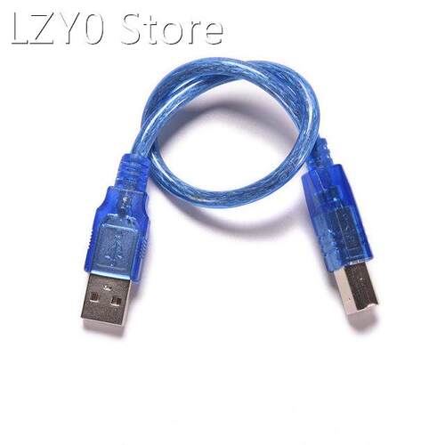 1Pcs Blue 30CM 5Ft USB 2.0 USB Print Cable A Male To B Male