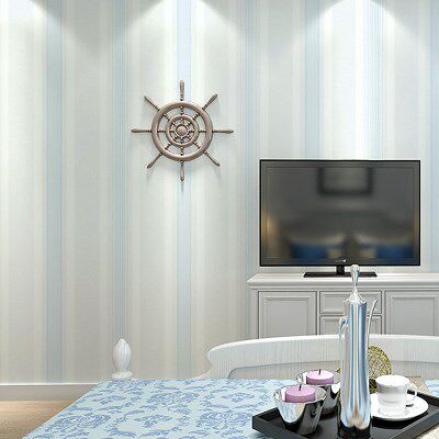New home decor Vertical stripes wallpaper non-woven living r