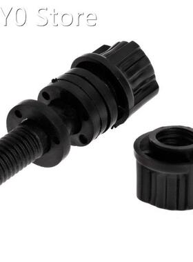One Set Black Plastic Searchcoil Screw and Washers Metal Det