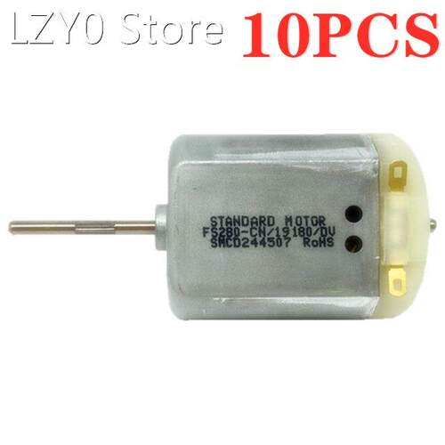 10PCS/LOT 280 carbon brush flat DC motor Long axis Automotiv