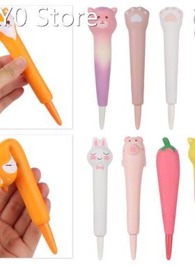 Novelty Cartoon Pencils Stress Relieve Squishy Gel Pen Signa