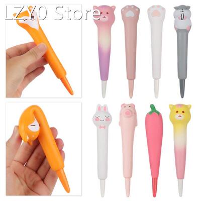 Novelty Cartoon Pencils Stress Relieve Squishy Gel Pen Signa