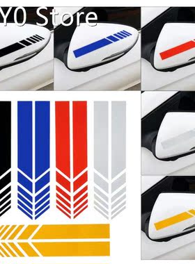 2pcs Rearview Mirror Stickers for Car Decor Rear view Mirror