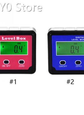 1Pcs 4*90 Degree Digital Protractor Inclinometer Level Bevel