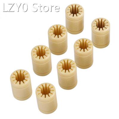 WALFRONT 8 Pcs/Lot Solid Polymer LM8UU Bearing 8mm Shaft 8mm