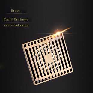 Houmaid Bathroom Antique Brass Deodorization Type Floor Dra