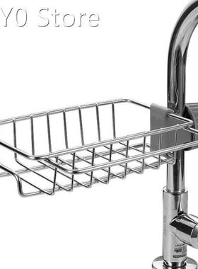 Stainless Steel Faucet Rack Home Kitchen Storage Shelf Spong