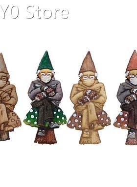 2022 New Fern Bern Sign Bernie Garden Gnome Plant Stake Mark