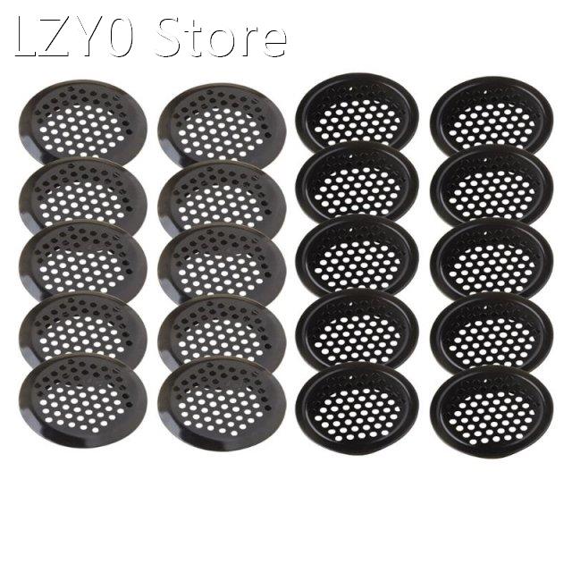 10Pcs/Set 19-53mm Wardrobe Cabinet Mesh Hole Stainless Steel
