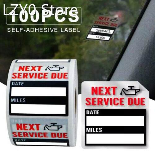 100pcs / Set Adhesive Labels Self Adhesive Labels For Oil Ch