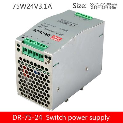 DR 75 24 Din rail switching power supply 75W24V3.2A DC indu