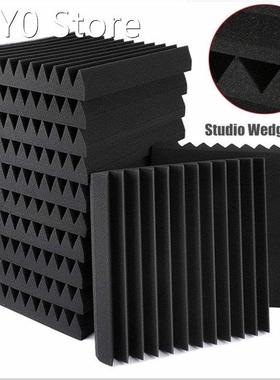 6pcs Acoustic Wall Panel Tiles Studio Sound Proofing Insulat