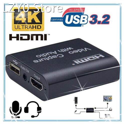 1080P 4K HDMI Video Capture Device HDMI to USB 3.0 Video Cap