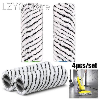4pcs/set Stone Roller Gray Set For Robust Hard Floors Cleane