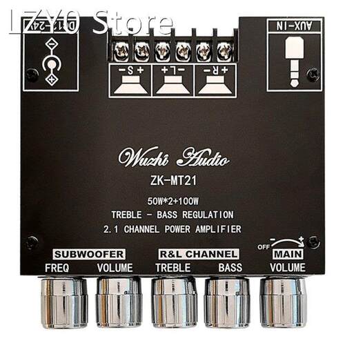 ZK-MT21 2.1 Channel Bluetooth 5.0 Subwoofer Amplifier Board