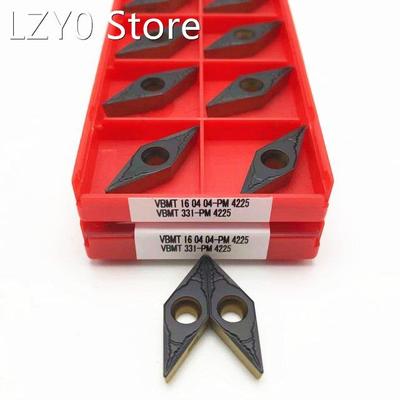 10Pcs VBMT160404 PM 4225 CNC turning tools Carbide alloy in