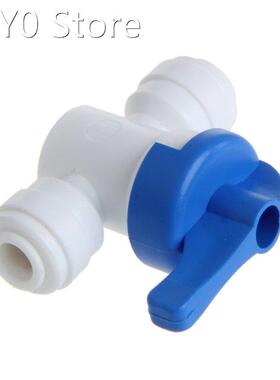 1Pc Ball Valve 6mm 1/4 Tube OD Port Plastic Water System Lo