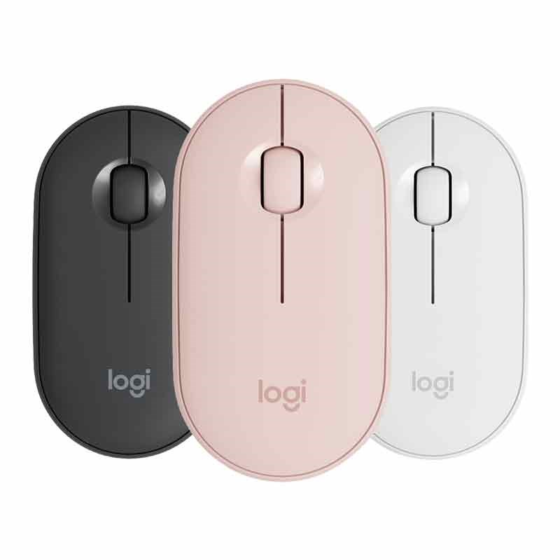 Original PEBBLE Wireless Bluetooth Mouse Dual-Connectivity W