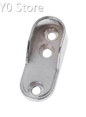 2pcs Wardrobe Clothes Tube Support Closet Rod Pole End Brack