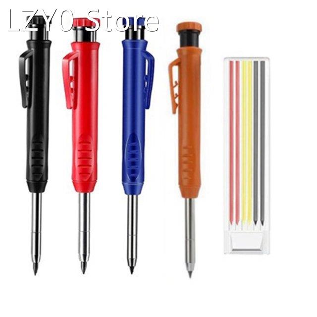 Solid Carpenter Pencil Set Woodworking Mechanical Pencil 3 C