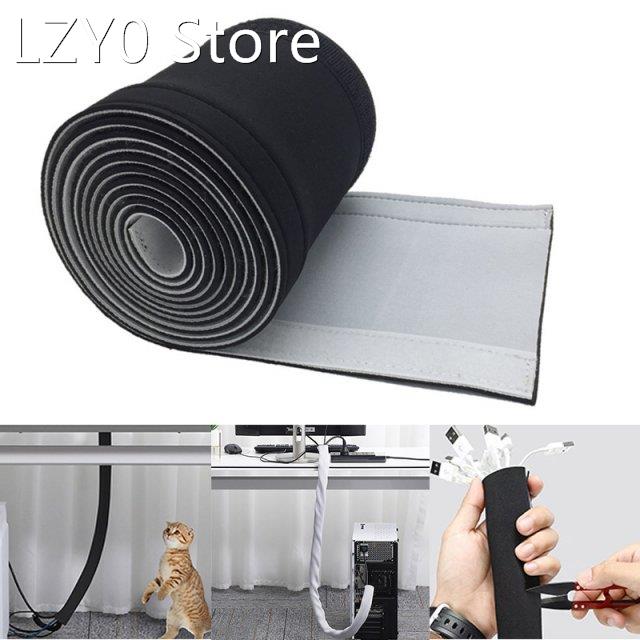 Neoprene Wrap Wire Hider Cover Organizer Cord Storing Hiding