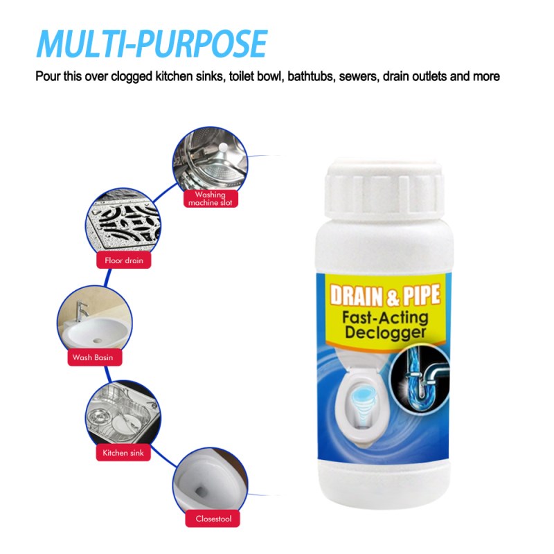 Pipeline Dredge Cleaner Sink Drain Bottled Cleaner Closesto