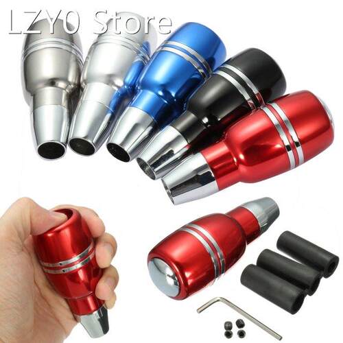 16mm Universal Automatic Manual Car Gear Shift Knob Aluminum