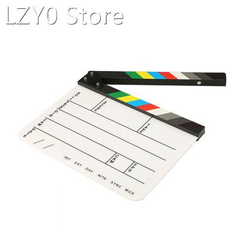 Director Video Scene Colorful Clapperboard TV Movie Clip Fil
