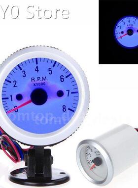 Tachometer Tach Gauge with Holder Cup for Auto Car 2 52mm 0