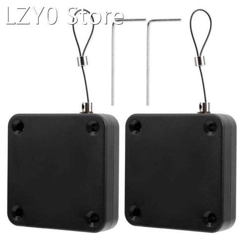 2Pcs Automatic Door Closer Sensor Punch-Free Portable Small
