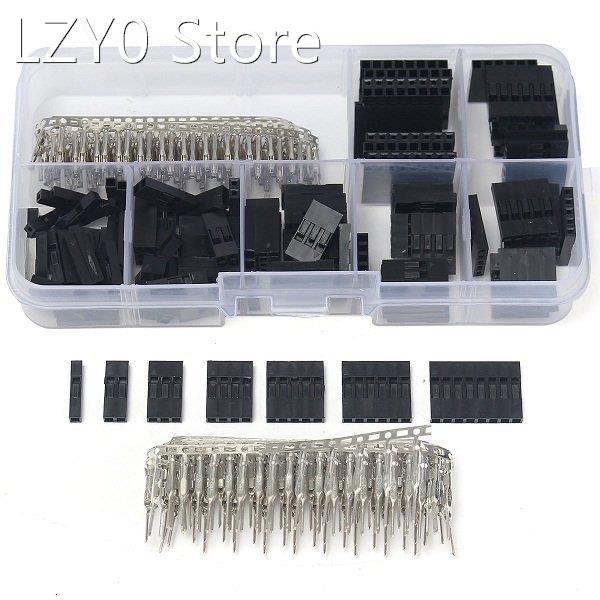 310Pcs 2.54mm Male+Female Dupont Wire Jumper And Header Conn