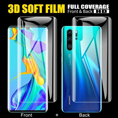 3D Front + Back Hydrogel Film Screen Protector For Huawei P4