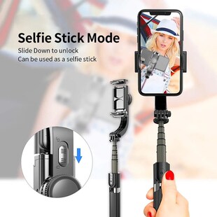 L08 Gimbal Stabilizer Selfie Stick Tripod BT4.0 Wireless Al
