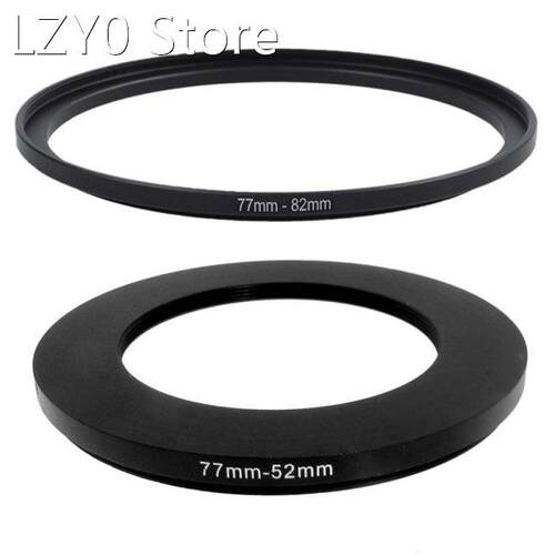 77Mm-52Mm 77Mm To 52Mm Black Step Down Ring Adapter For Came