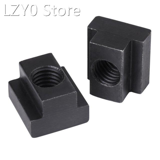 5pcs/lot m12 t slot nuts black oxide finish t-slot nut tappe