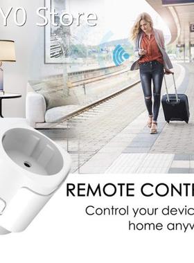 Tuya Wireless Smart Plug 16A 100-240V Adapter Wireless Remot