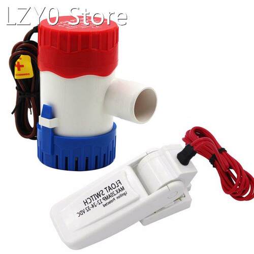 Bilge Pump DC 12v/24v 350-1100GPH Electric Water Pump for Bo