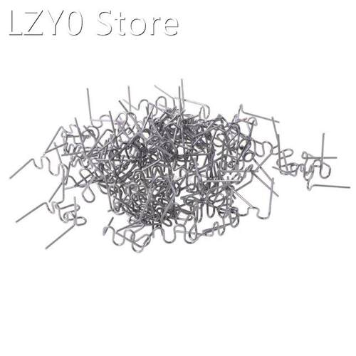 100 Pcs/Set Precut 0.8mm Wave Flat Hot Staples For Plastic S