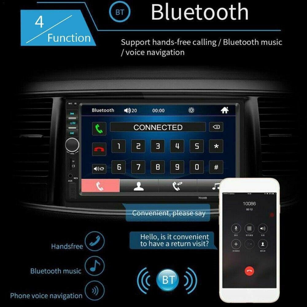 7-inch HD MP5 player 2 Din SB Bluetooth Stereo  Multimedia D