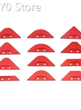 12Pcs Woodworking Radius Jig Router Template R5-R40/T10-T40