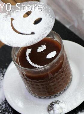 19Pcs Coffee Stencils Fancy Coffee Printing Model Foam Spray