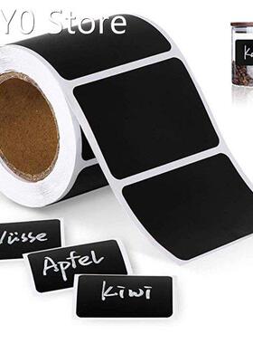 120pcs/roll Blank Chalkboard Labels Removable Sticker for Ki