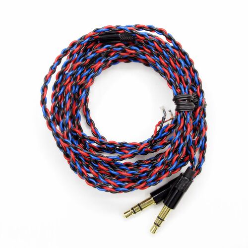 Newest  10pcs 1.2M DIY Replacement wire Audio Cable Headphon