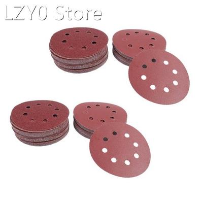 120PCS 5 Inch Sanding Discs Sandpaper Assorted 60 80 120 180