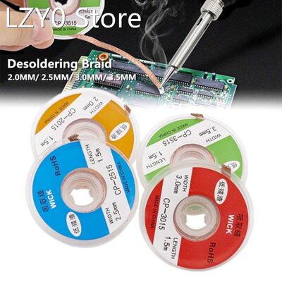 2/2.5/3/3.5mm 1.5M Iron Soldering Desoldering Wires Braided
