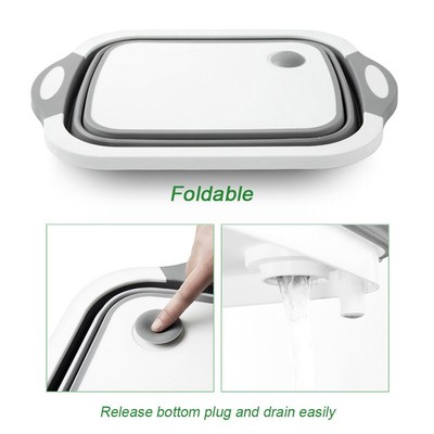 Collapsible Dish Tub,Foldable Food Strainers Dishpan Colande