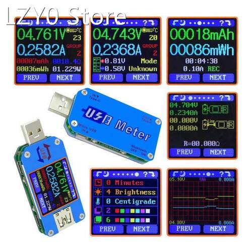 UM25 UM25C LD25 LD35 HD25 HD35 for APP USB 2.0 Type-C LCD Vo