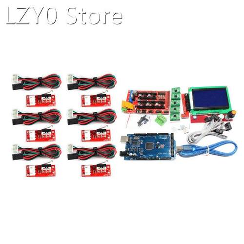 6Pcs Mechanical Endstop Limit Switch With 1Pcs Mega 2560 R3