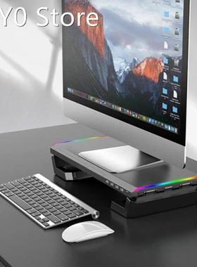 2021 New T1 Universal Monitor Stand Riser RGB Support with 4