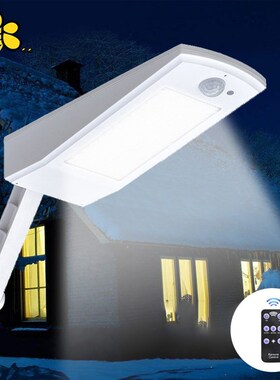1000LM Solar Light PIR Motion Sensor 66 LED Wall Lamp With R